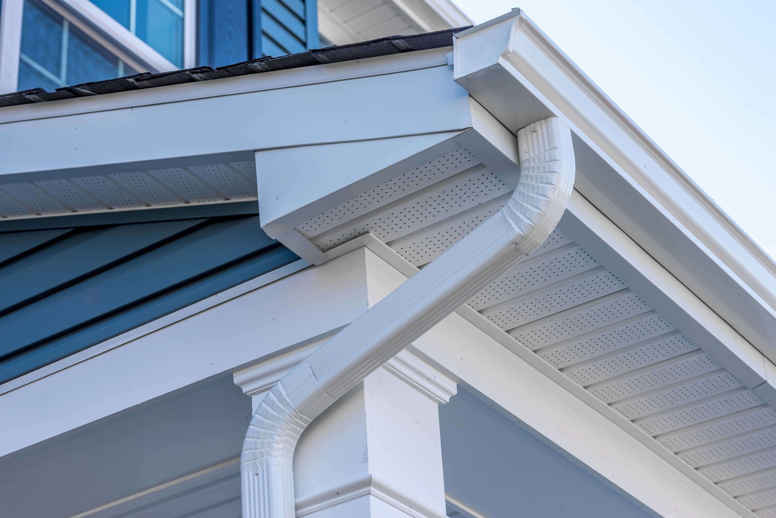 Cheap and durable vinyl gutters installation in Concord